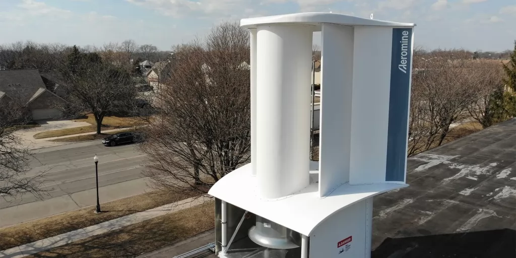 Aeromine Technologies claims that its new rooftop bladeless wind energy unit provides the same amount of power as up to 16 solar panels. Could it become a game changer for generating clean energy on commercial buildings?