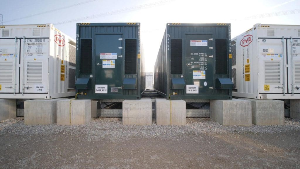 It looks like a self-storage park: rows of shipping containers in a patch of Merseyside waste ground. But appearances can be deceptive as this is the first step in saving billions of pounds off bills and millions of tonnes of carbon. It's a mega-battery.