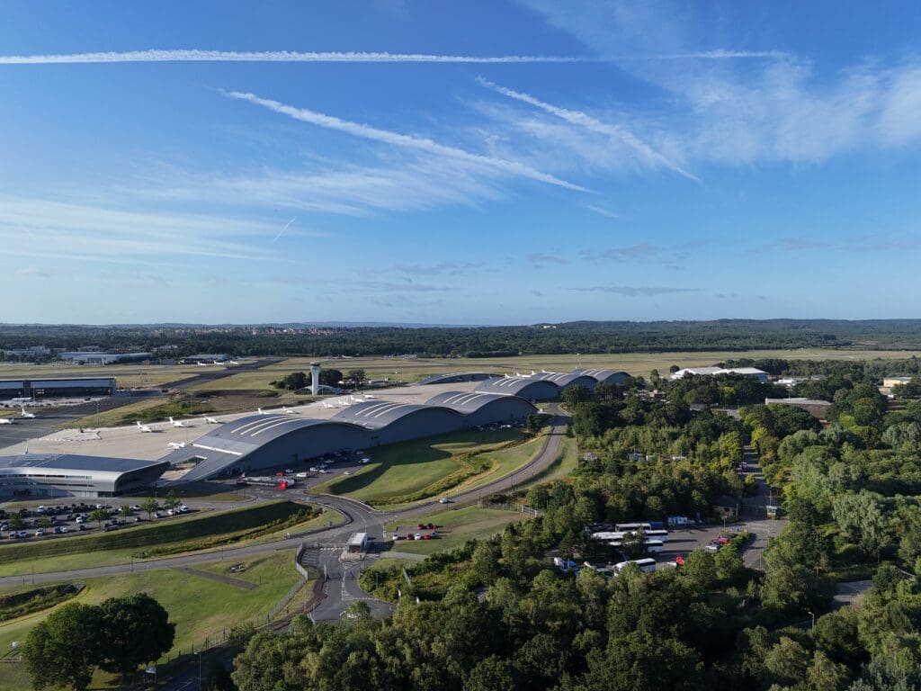 Farnborough Airport has unveiled plans for what it says will be one of the most significant light-weight solar installations in the south east.
